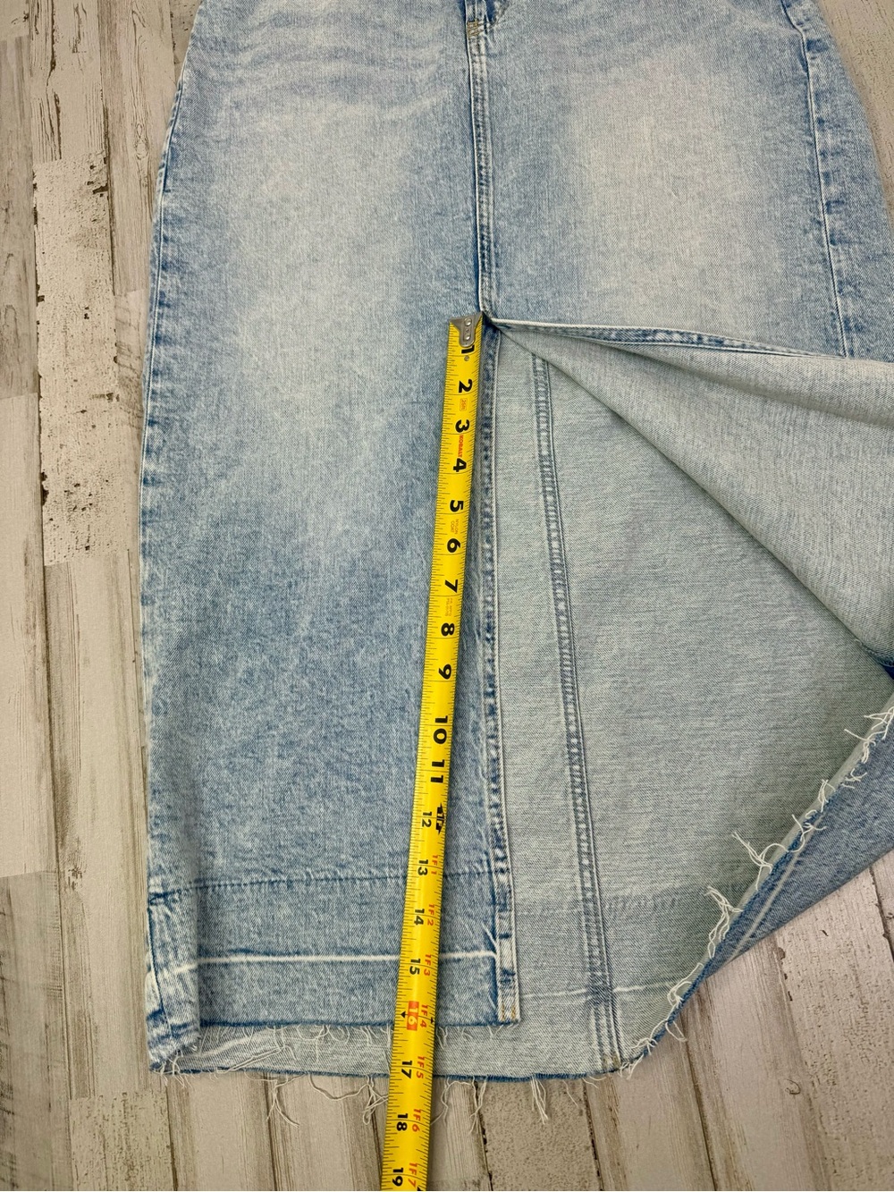Vintage Gap Denim Skirt Womens 27/4 Long Blue Jean Skirt 5 Pocket Casual Y2K - Picture 9 of 13